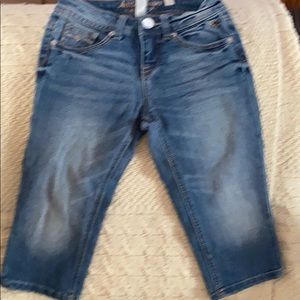 Girls size 7 long shorts